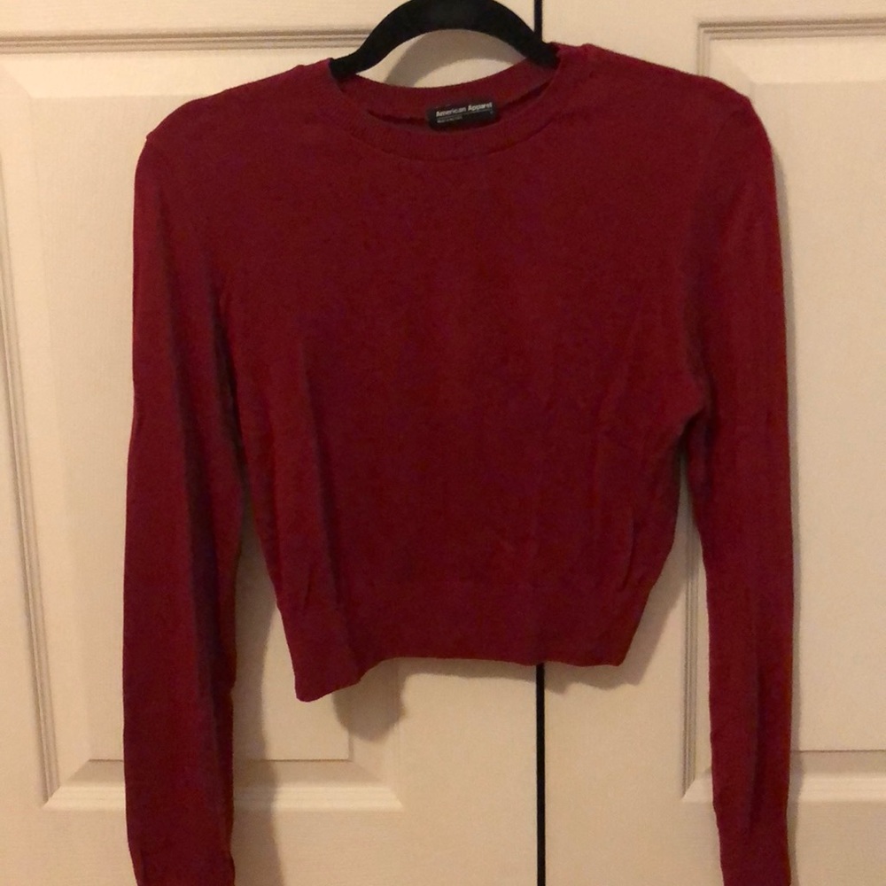 American Apparel Cropped Sweater